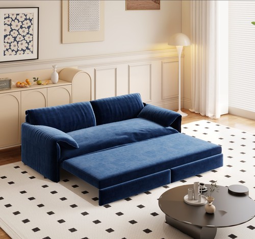Modern velvet convertible pull - convertible,