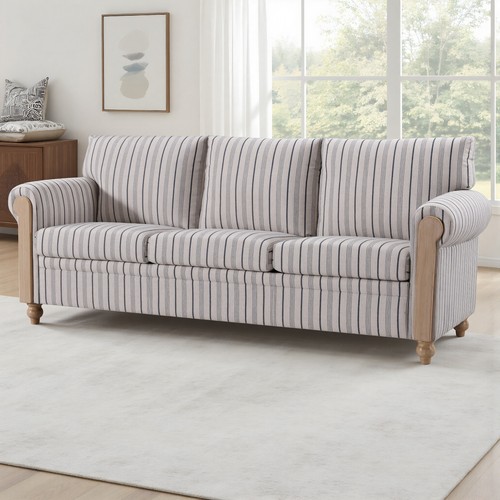 Modern blue white - blue, stripe